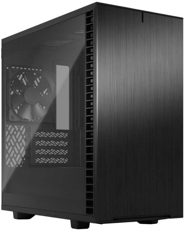 

Корпус mATX Fractal Design Define 7 Mini Black TG Light Tint FD-C-DEF7M-02 черный, без БП, стенка из закаленного стекла, USB 3.1 Gen 2 Type-C, 2*USB 3, Define 7 Mini Black TG Light Tint