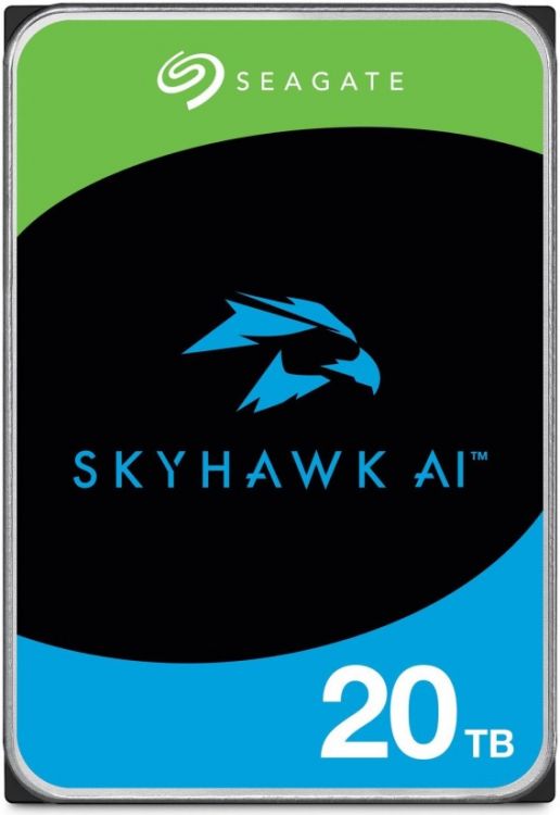 Жесткий диск 20TB SATA 6Gb/s Seagate ST20000VE002 SkyHawk AI 3.5" 7200 RPM 256MB 512e для систем видеонаблюдения