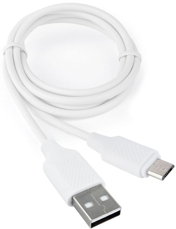 

Кабель интерфейсный USB 2.0 Cablexpert CCB-mUSB2-AMBMO2-1MW 1м, белый, блистер, CCB-mUSB2-AMBMO2-1MW