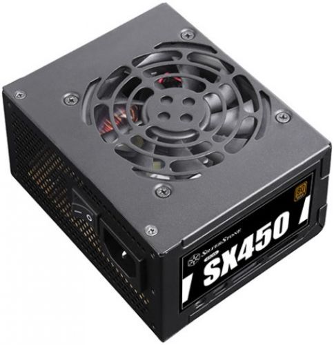 Блок питания SFX SilverStone SX450-B 450W, 80 PLUS Bronze, Active PFC, 80mm fan, RTL