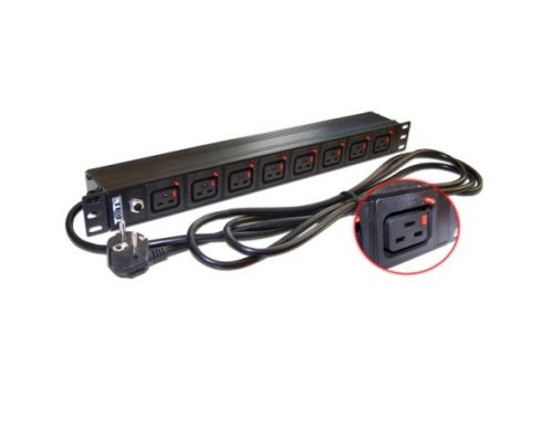 

Блок розеток 19", 8 розеток TWT TWT-PDU-16A8C9L-3.0, TWT-PDU-16A8C9L-3.0