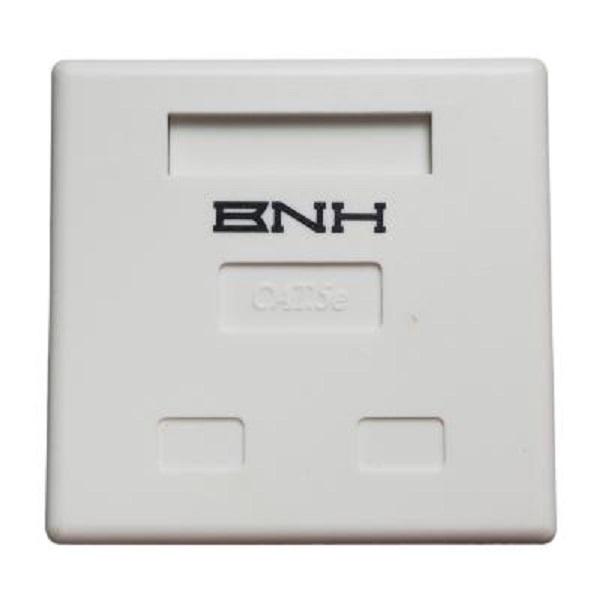 

Розетка настенная BNH B400.2-5E-OB 2*RJ45, кат. 5е, неэкр., внешняя, цвет: белый, B400.2-5E-OB