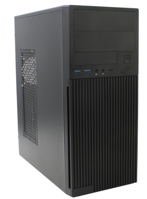 

Корпус ATX InWin DA816 6193556 черный, 500W, 2*USB 3.0, аудио, DA816