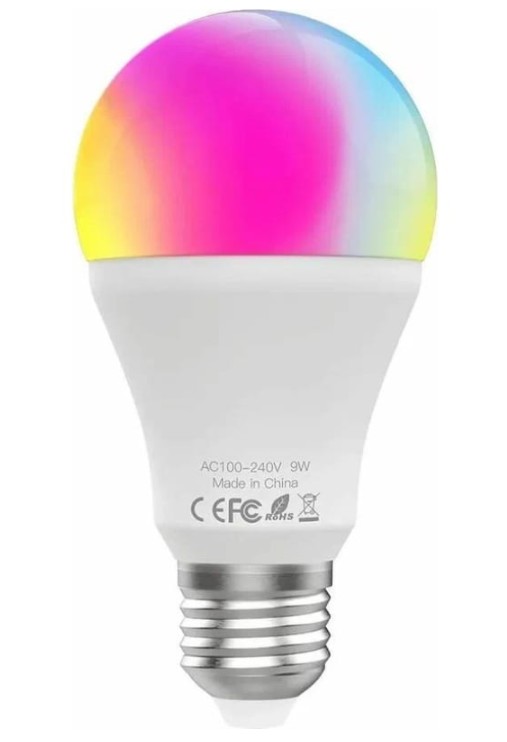 Лампа Moes WB-TDA7-RCW-E27 светодиодная Wi-Fi, E27, 7 Вт, 630 Лм, холодный белый лампа светодиодная uniel ufo220 e27 220 в 40 вт диск белый 3200 лм тёплый белый свет