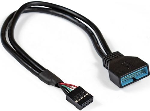 Кабель USB Exegate EX-CC-U3U2-0.3 EX284940RUS 9pin(F)/19pin(M), 0,3м
