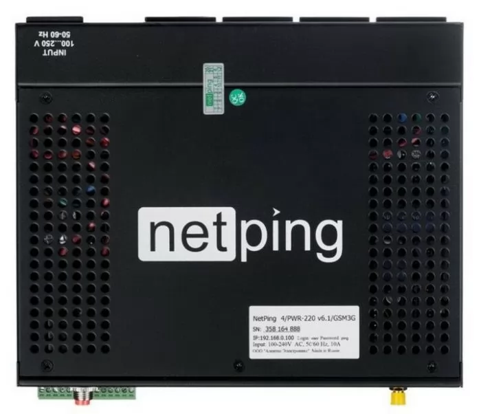 NetPing 4/PWR-220 v8.4/ETH
