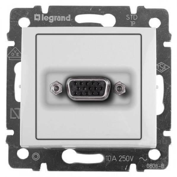 

Розетка Legrand 770083 Valena CLASSIC - HD 15 для видеоустройств, белая, 770083