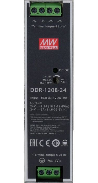 Преобразователь DC-DC модульный Mean Well DDR-120B-24