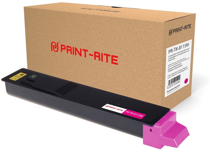 Картридж Print-Rite PR-TK-8115M TK-8115M пурпурный (6000стр.) для Kyocera Mita Ecosys M8124cidn/M813