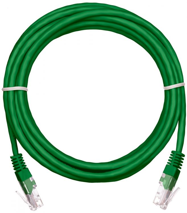 

Кабель патч-корд U/UTP 5e кат. 3м Netlan EC-PC4UD55B-BC-PVC-030-GN-10 2хRJ45/8P8C 26AWG(7x0.16 мм), чистая медь, PVC нг(B), зеленый, уп/10шт, EC-PC4UD55B-BC-PVC-030-GN-10