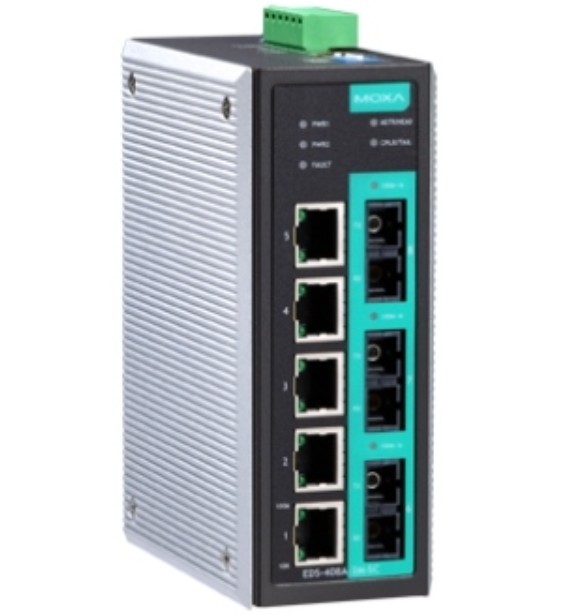 

Коммутатор управляемый MOXA EDS-408A-3M-SC-T 5x10/100 BaseTx ports, 3 multi mode 100 BaseFx, SC, EDS-408A-3M-SC-T