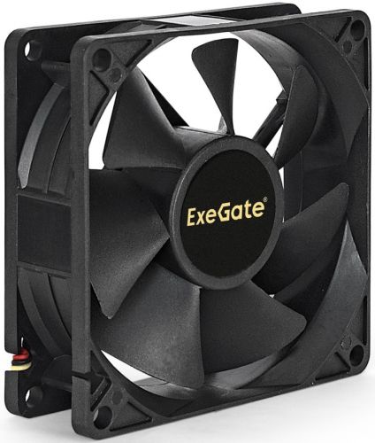 Вентилятор Exegate ExtraPower EP08025S3P EX166174RUS 80x80x25 мм, подшипник скольжения, 3pin, 2200RP