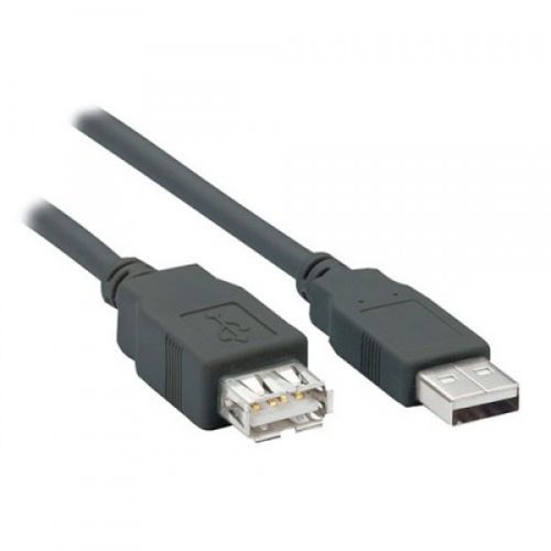 Кабель интерфейсный USB 2.0 Filum FL-C-U2-AM-AF-1.8M 1.8 м., серый, разъемы: USB A male-USB A female