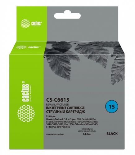 

Картридж Cactus CS-C6615, CS-C6615