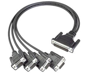 

Кабель MOXA CBL-M44M9x4-50 50cm DB44 to 4-port DB9, male cable, CBL-M44M9x4-50