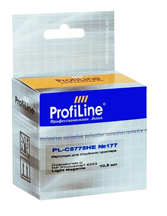 

Картридж ProfiLine PL-C8775HE-LM №177 для принтеров HP 8253 Light Magenta водн ProfiLine, PL-C8775HE-LM