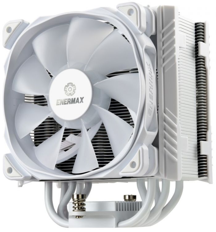 цена Кулер Enermax ETS-T50A-W-ARGB LGA1200/775/115x/1366/2011(-3)/2066/FM1/FM2(+)/AM2(+)/AM3(+)/AM4 (Al+Cu, TDP 230W, 120mm fan, white ARGB) RTL