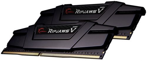 Модуль памяти DDR4 64GB (2*32GB) G.Skill F4-4000C18D-64GVK RIPJAWS V PC4-32000 4000MHz CL18 радиатор 1.4V - фото 2