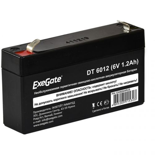 

Батарея Exegate DT 6012, DT 6012