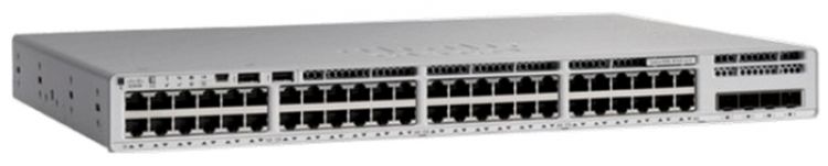Коммутатор Cisco C9200L-48P-4G-A Catalyst 9200L 48-port full PoE+, 4x1Gb uplink, PS 1x1KW, Network Advantage, PoE+ 740W/1440W