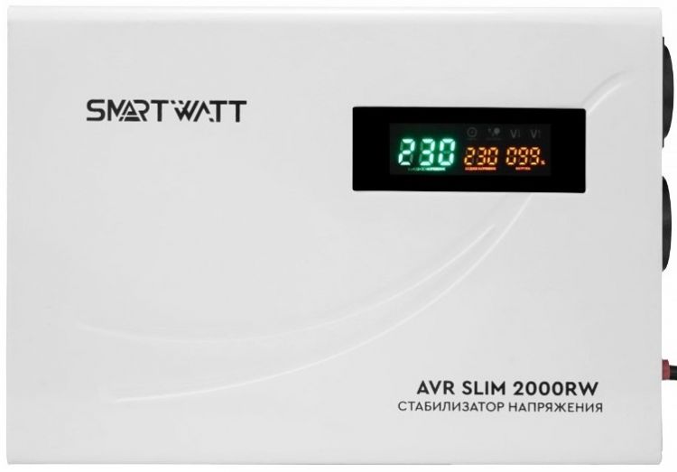 

Стабилизатор напряжения SmartWatt AVR SLIM 2000RW настенный, AVR SLIM 2000RW