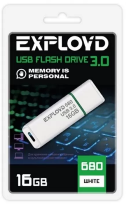 Exployd EX-16GB-680-White