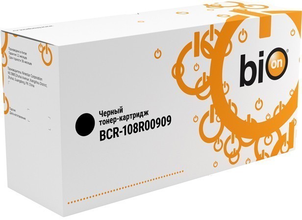 

Картридж BION BCR-108R00909 для Xerox Phaser 3140/3155/3160, 2500 стр. с чипом, BCR-108R00909