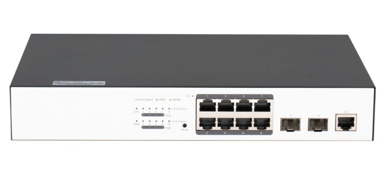 

Коммутатор PoE NIKOMAX GL-SW-G204-10P L2, 8 Base-T 10/100/1000Mb/s PoE портов, 2 Base-X SFP 1000Mb/s. 1U 19'', 220V, суммарная мощность 240W, GL-SW-G204-10P