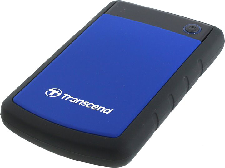 Внешний диск HDD 2.5'' Transcend TS1TSJ25H3B 1TB StoreJet 25H3 USB 3.0 синий TS1TSJ25H3B