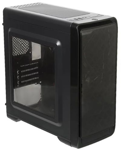 Корпус mATX ACCORD A-SMB (Smart) черный, без БП, 5x120mm, 2xUSB2.0 1xUSB3.0 audio bott PSU