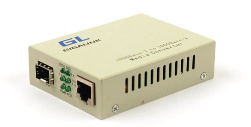 Медиа-конвертер GIGALINK GL-MC-UTPG-SFPG-F UTP-SFP, 10/100/1000Мбит/с в 1000Мбит/с (GL-GU-SFP-v2)