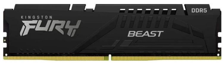 

Модуль памяти DDR5 16GB Kingston FURY KF560C36BBE2-16 Beast Black EXPO PC5-48000 6000MHz 1RX8 CL36 1.35V 288-pin 16Gbit, KF560C36BBE2-16