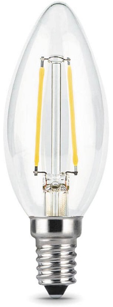 

Лампа светодиодная Gauss 103801209 LED Filament Свеча E14 9W 710lm 4100К, 103801209