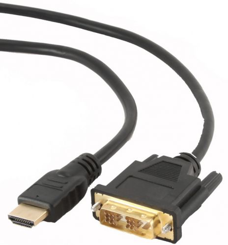 

Кабель интерфейсный HDMI-DVI Cablexpert CC-HDMI-DVI-0.5M, CC-HDMI-DVI-0.5M