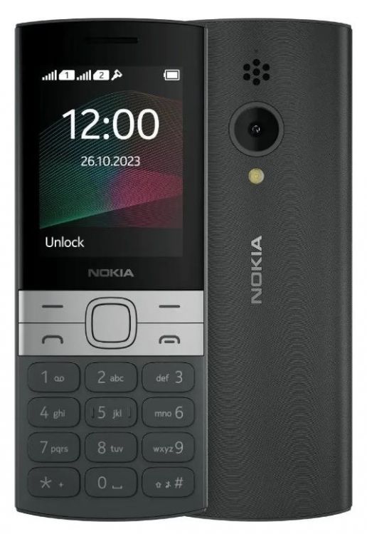 

Мобильный телефон Nokia 150 TA-1582 DS EAC черный моноблок 2Sim 2.4" 240x320 Series 30+ 0.3Mpix GSM900/1800 Protect MP3 FM Micro SD max32Gb, 150 TA-1582 DS