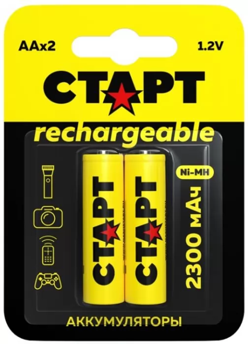 фото Старт HR6 AA 2300mAh Ni-MH BL2