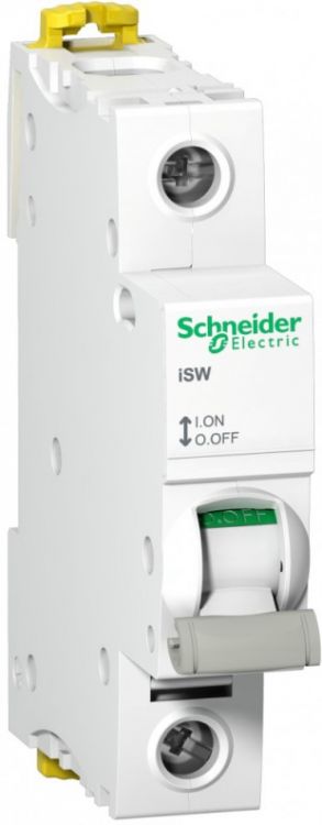 

Выключатель Schneider Electric A9S65163 Acti 9 iSW нагрузки 1P 63A, A9S65163