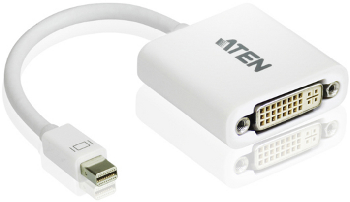 

Конвертер Aten VC960-AT Mini DisplayPort=>DVI Digital, Mini DisplayPort>DVI-I, Male>Female, без БП, VC960-AT