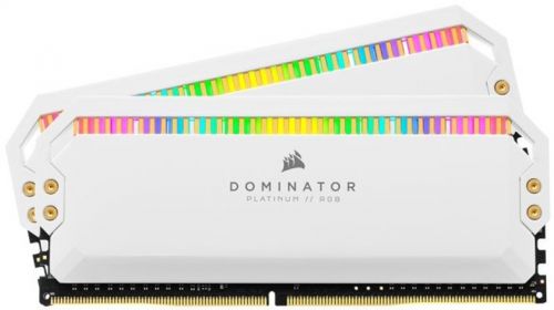 Модуль памяти DDR5 32GB (2*16GB) Corsair CMT32GX5M2X6200C36W DOMINATOR PLATINUM RGB white PC5-49600