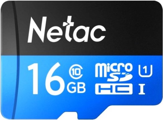 

Карта памяти MicroSDHC 16GB Netac NT02P500STN-016G-S (без SD адаптера) 80MB/s, NT02P500STN-016G-S