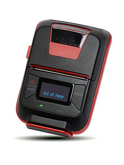 Принтер для печати чеков Mertech MPRINT E300 Bluetooth мобильный, ширина печати до 72 мм, USB 2.0, Bluetooth 3.0/4.0, скорость печати до 70 мм/сек, 23 термопринтер mertech mprint lp58 eva для печ накл стационарный черный