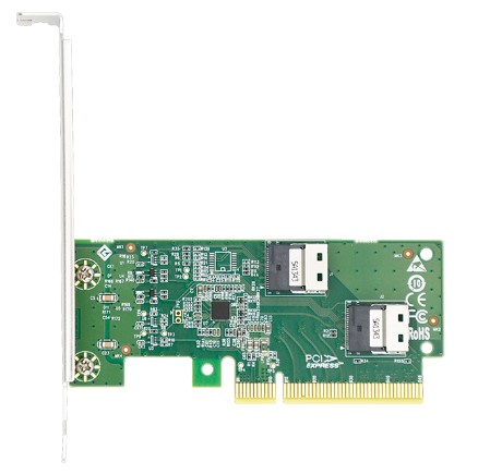 

Адаптер LR-LINK LRNV9F12 SSD/ PCIe x8 to 2*SlimSAS SFF-8654 4i, LRNV9F12