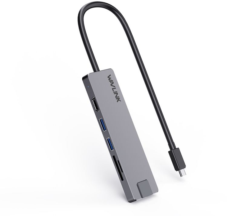 

Док-станция WAVLINK WL-UHP3409 USB-C Travel Mini/100W PD/USB3.0/USB2.0/HDMI 4K 30HZ/Gigabit LAN, WL-UHP3409