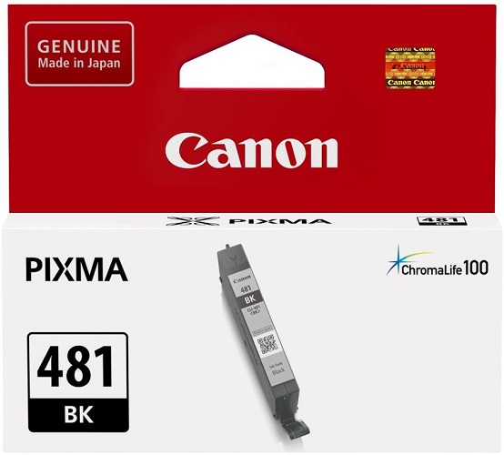 

Картридж струйный Canon CLI-481 BK 2101C001 черный (5.6мл) для Pixma TS6140/TS8140TS/TS9140/TR7540/TR8540, CLI-481 BK