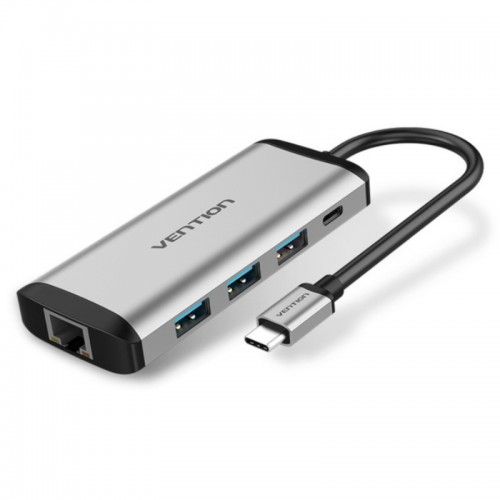 

Адаптер сетевой Vention USB-C M/ Gigabit Ethernet RJ45 F/OTG хаб 3xUSB 3.0/PD, USB-C M/ Gigabit Ethernet RJ45 F/OTG хаб 3xUSB 3.0/PD