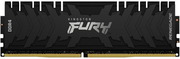 Модуль памяти DDR4 32GB Kingston FURY KF432C16RB/32 Renegade Black 3200MHz CL16 2RX8 1.35V 288-pin 16Gbit KF432C16RB/32 - фото 1