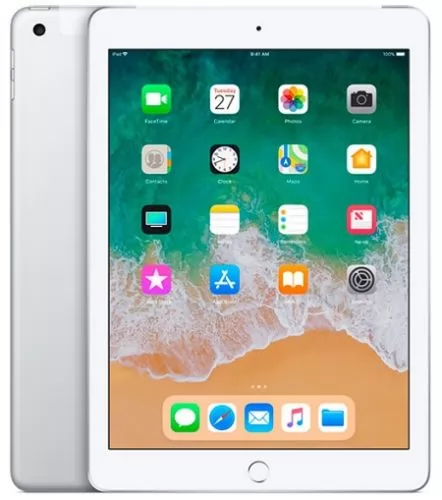 Apple iPad Wi-Fi + Cellular 128GB - Silver (NEW 2018) (MR732RU/A)