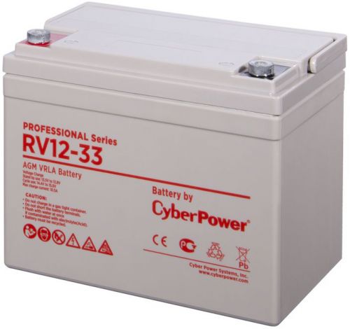 Батарея CyberPower RV 12-33 professional series, 12V, 35 Ah