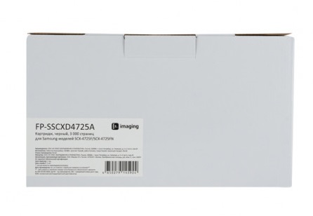 

Тонер-картридж Fplus FP-SSCXD4725A черный, 3 000 страниц, для Samsung моделей SCX-4725F/SCX-4725FN, FP-SSCXD4725A