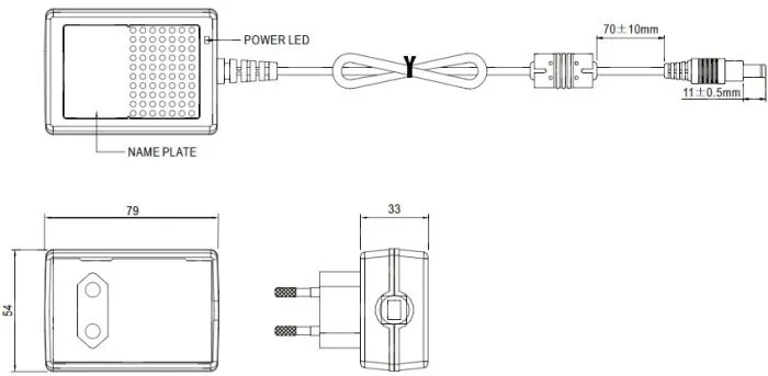 фото Mean Well GSM36E12-P1J